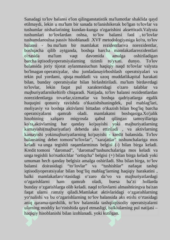 To’lov balansini qisqa va uzoq muddatli               tartibga solish usullari. 4