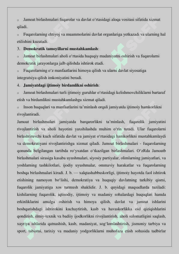 Jamoat birlashmalari 3