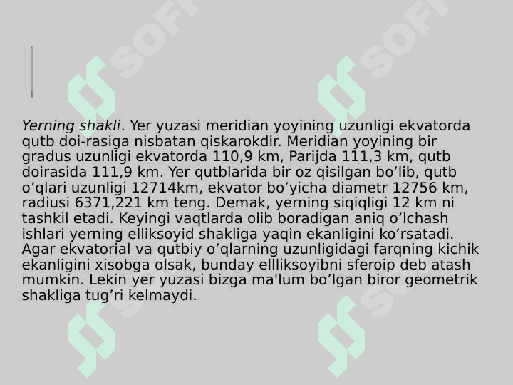 Yer haqida umumiy tushunchalar 6
