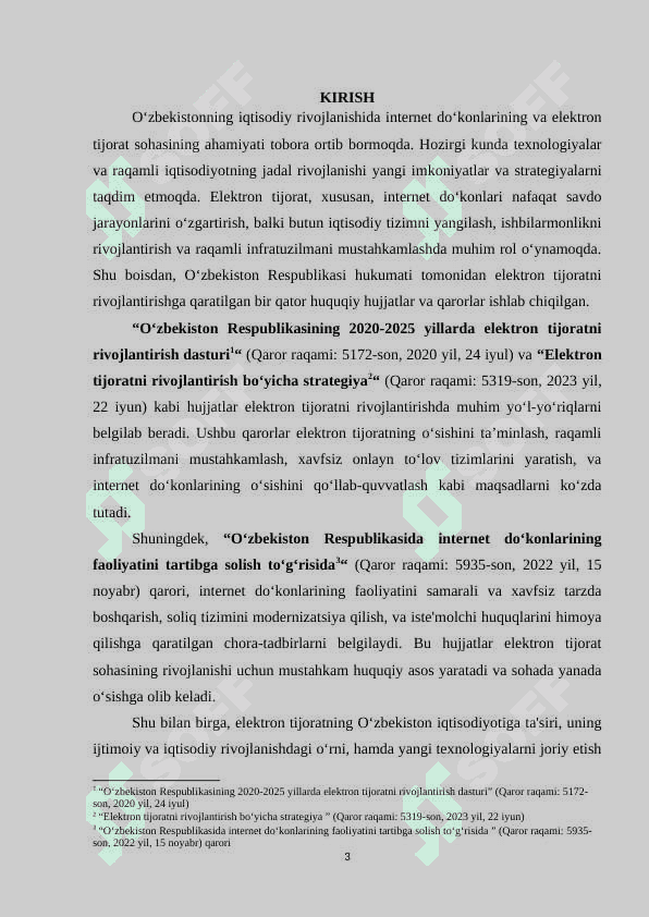 O‘zbekiston elektron tjoratni rivojlantirishda internet do‘konning ahamiyati 3