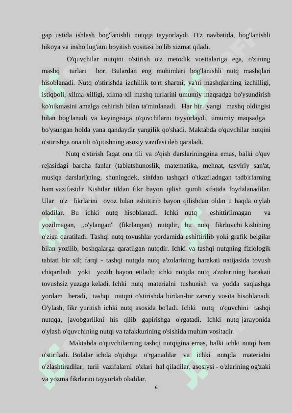 Nutqiy xatolar va ularni bartaraf qilish 6