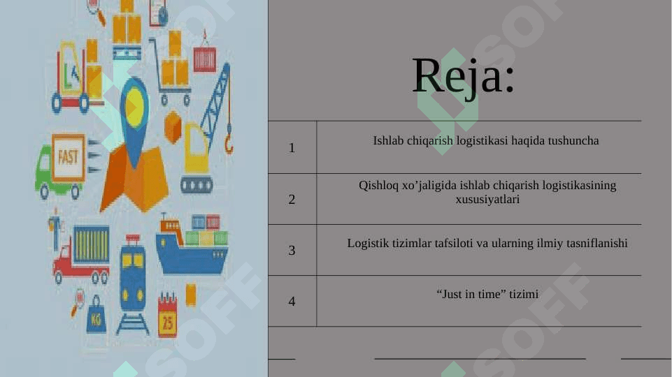 Ishlab chiqarish logistikasi 2