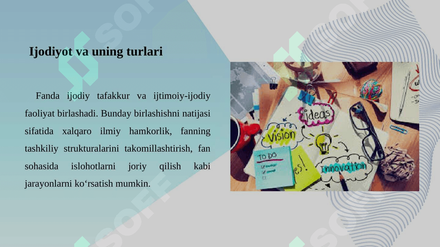 Fanda ijod qilish 5