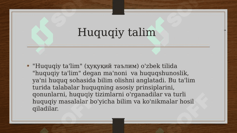Huquqiy ongning huquqshunos metodologiyasidagi o’rni 4
