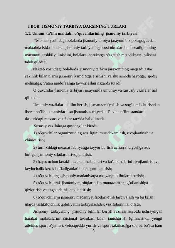 Jismoniy tarbiya darsining tuzilishi 4