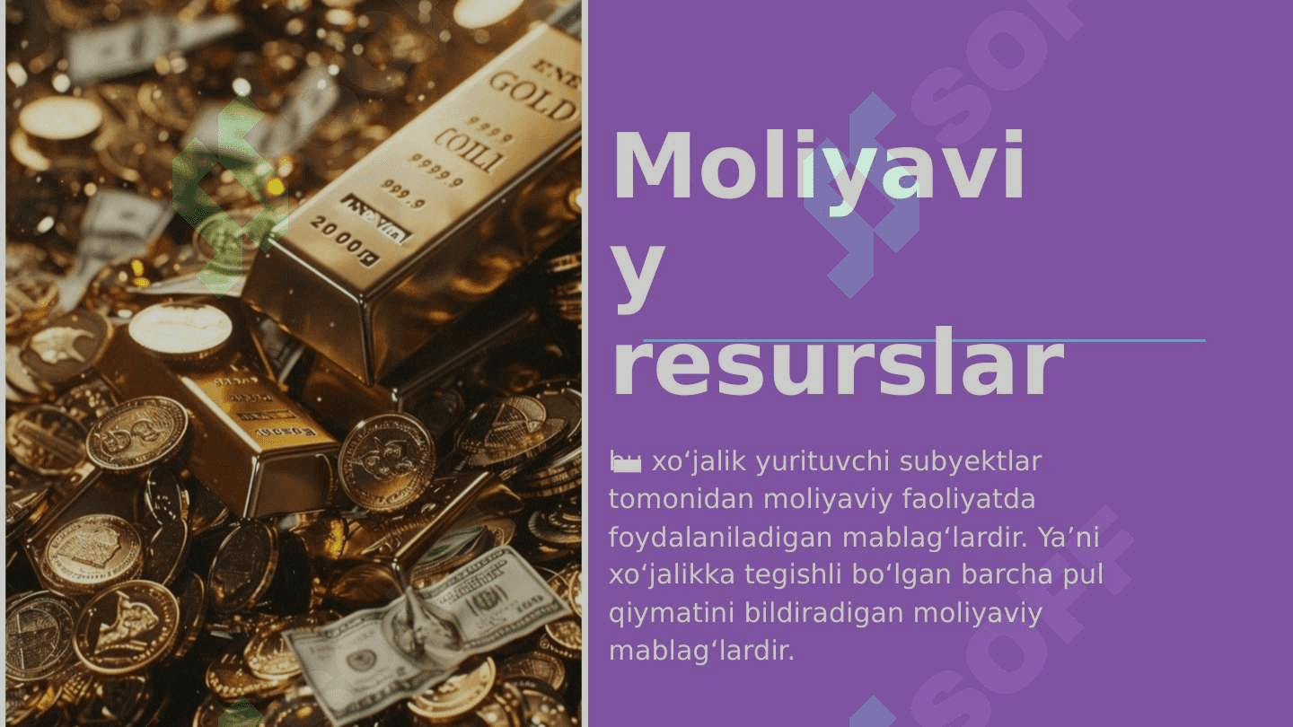 XOʻJALIK YURITUVCHI SUBYEKTLARNING MOLIYAVIY RESURSLARI 3