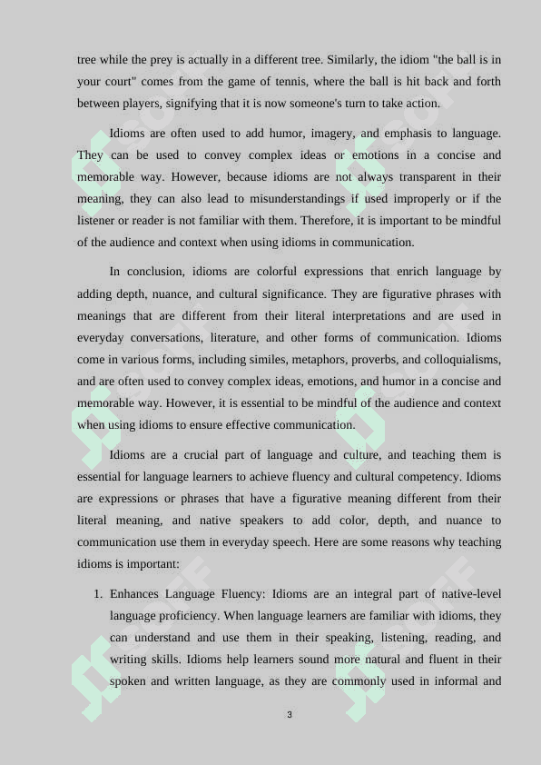 Teaching Idioms  for A2 4