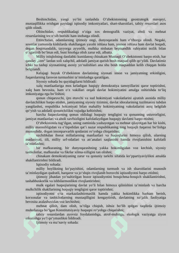 O‘ZBEKISTONNING O‘ZIGA XOS ISTIQLOL VA TARAQQIYOT YO‘LI 3