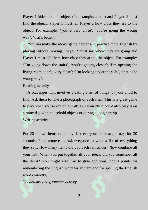 USING GAMES IN A FOREIGN LANGUAGE CLASSROOM 7