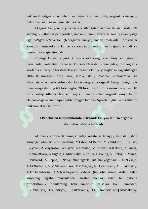 Organik kimyoning nazariy asoslari 7