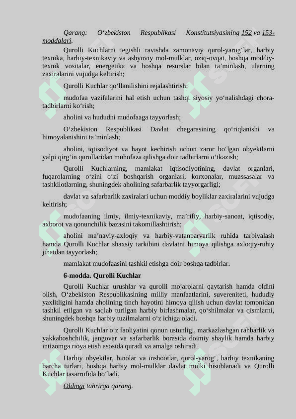 MUDOFAA TO‘G‘RISIDAGI QONUNNING UMUMIY QOIDALARI HAQIDA 4