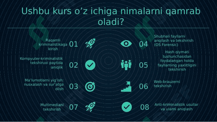 Raqamli kriminalistika va kiber jinoyatlarni tergov qilish 3