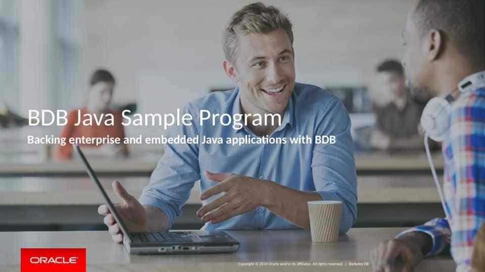 BDB Java Sample Program 1