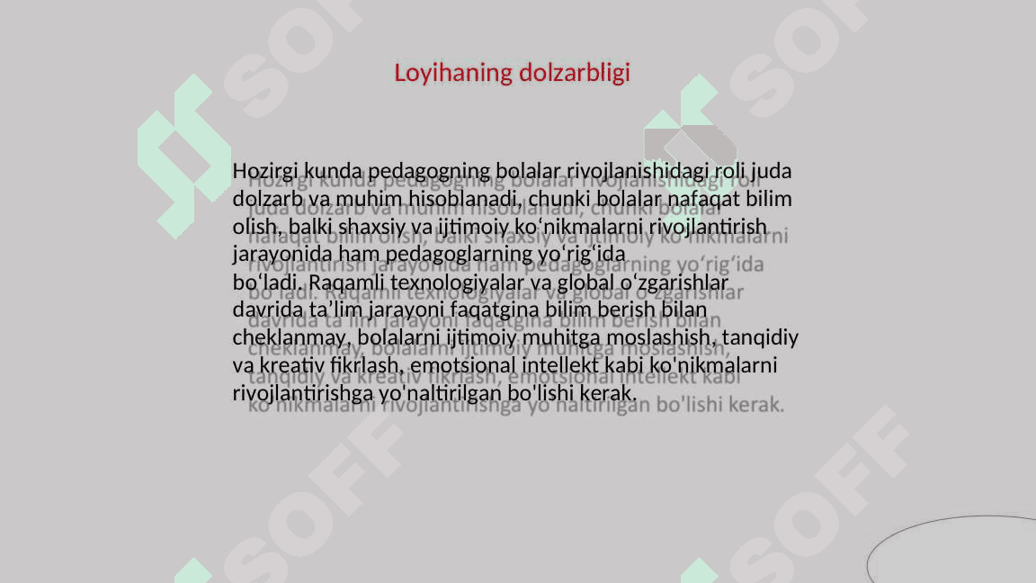 ‘’Bola rivojlanishida pedagogning roli’’ 4