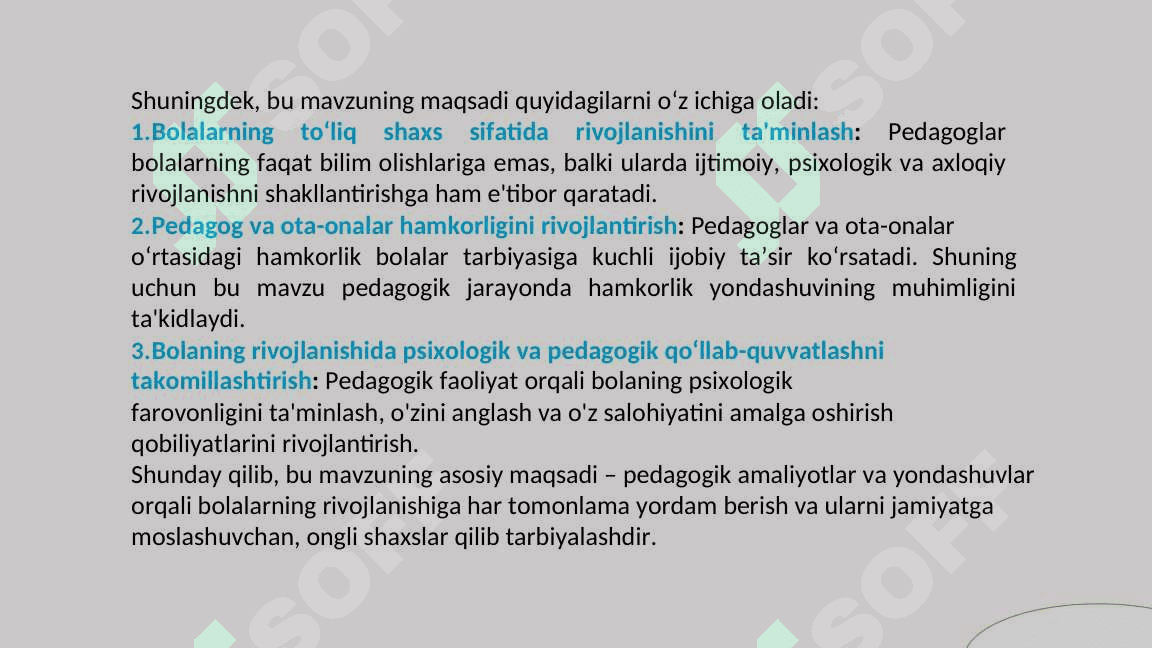 ‘’Bola rivojlanishida pedagogning roli’’ 7