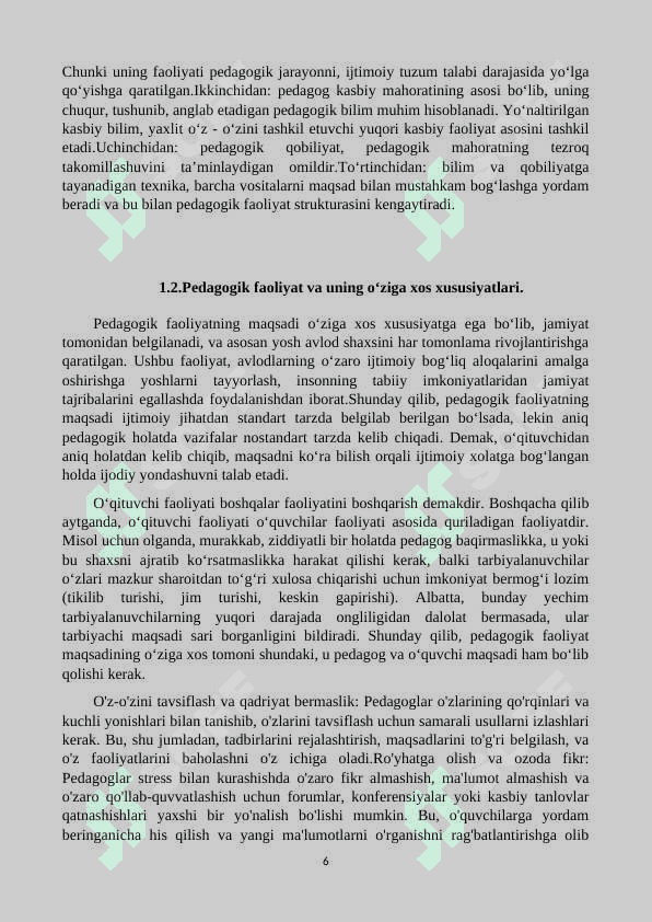 Pedagogik faoliyatda stressga sabab bo'luvchi omillar psixokorreksiyasi 6