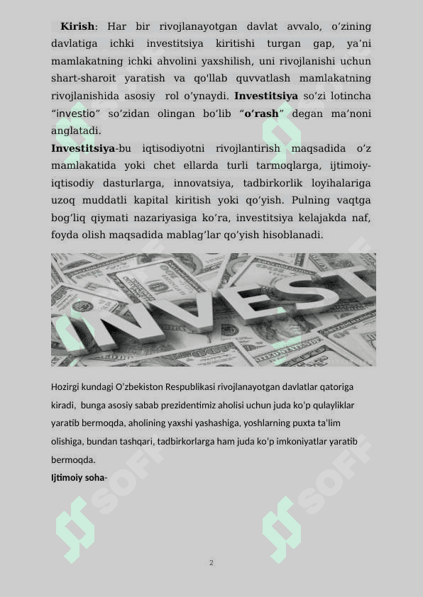 davlatimizning  ichki       investitsiyalari 2