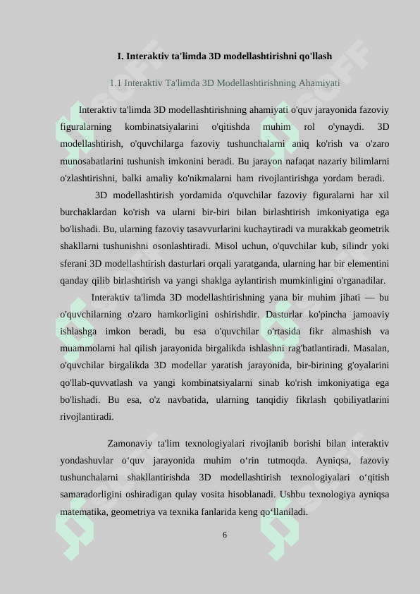 FAZOVIY FIGURALARNING KOMBINATSIYALARINI O'QITISH METODIKASI 6