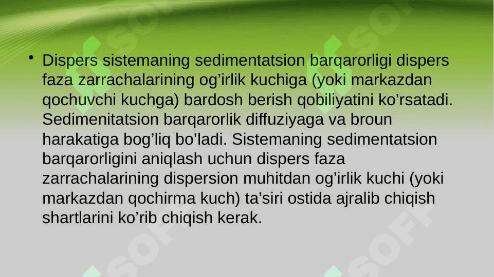Kolloidlarning elektrik xossalari 4