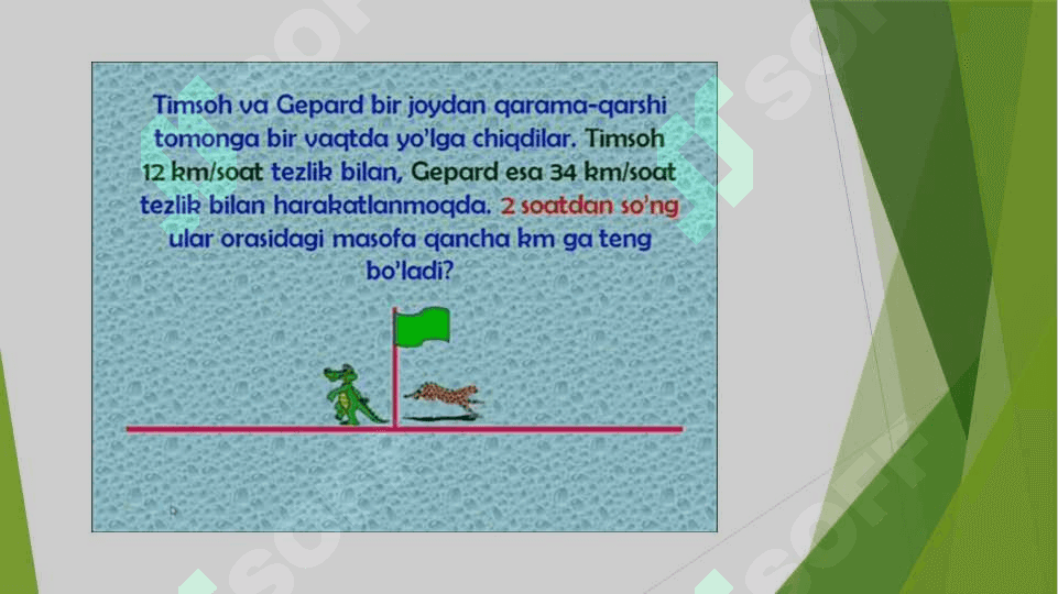 HARAKATGA DOIR MASALALAR 8