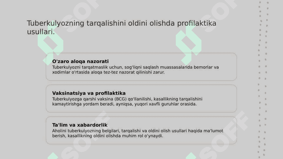 Tuberkulyozga qarshi muassasalarda infeksion nazoratni olib borish 3