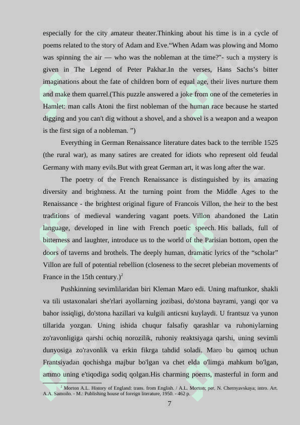 English Literature in the 15th Century 7