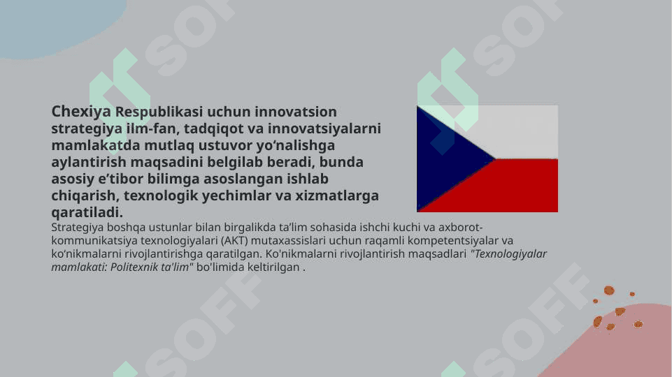 Chexiya davlatning inovatsiya  muhitimi tahlili 3