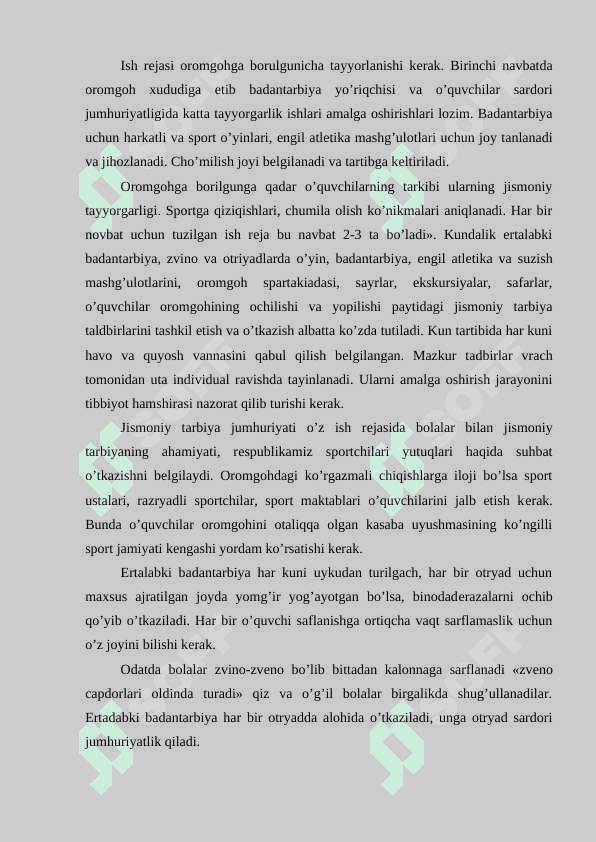 MAKTABDAN TASHQARI JIMONIY TARBIYA  ISHLARI VA ULARNI TASHKIL ETISH 8