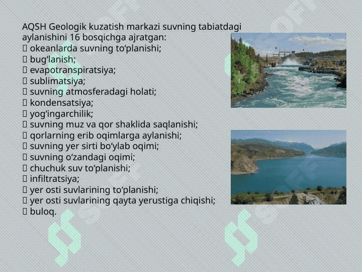 Suv resurslari muammosi 6
