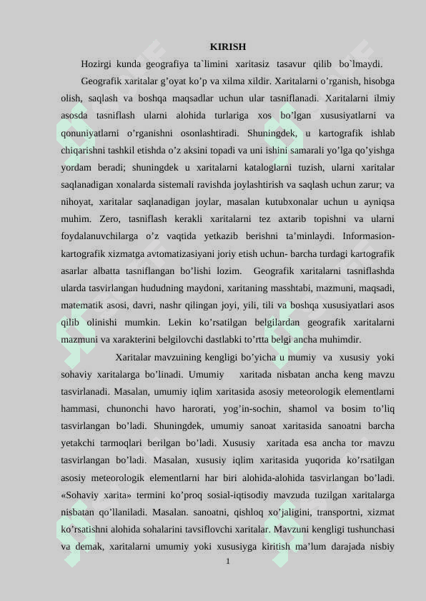 XARITALAR TURLARI VA UNDAN FOYDALANISH USULLARI 2