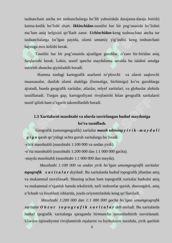 XARITALAR TURLARI VA UNDAN FOYDALANISH USULLARI 7
