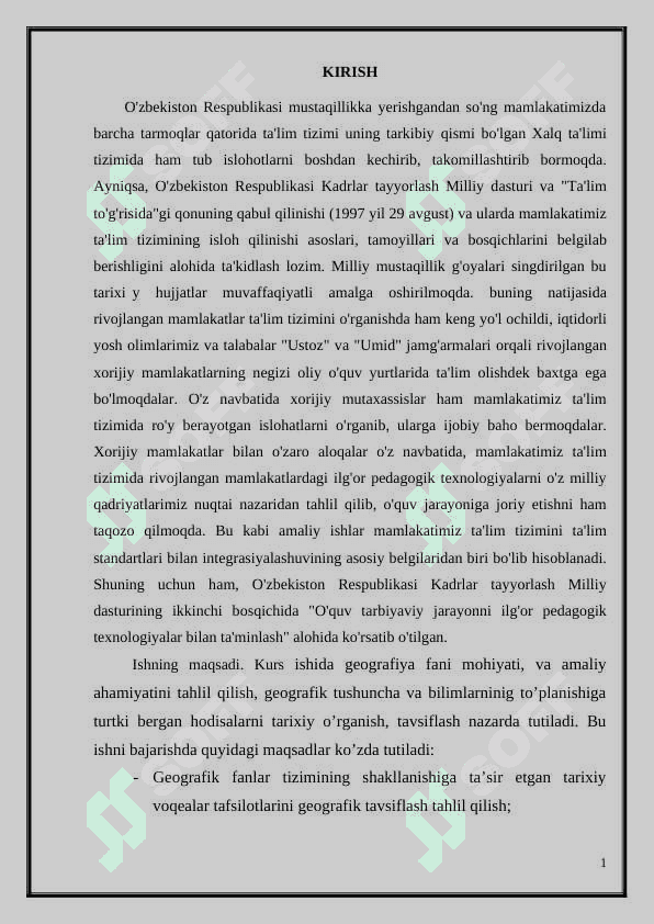 MAKTAB GEOGRAFIYASINING TARBIYAVIY AHAMIYATI 2