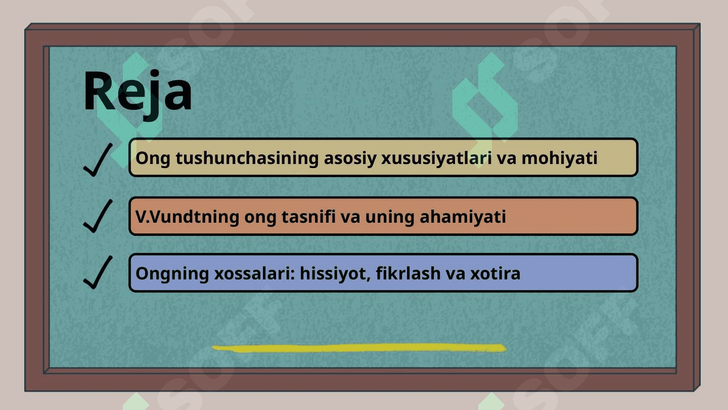 ong nazaryalarini taqqoslash 2