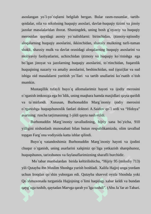 Markaziy osiyoda xanafiya mazhabi. 4