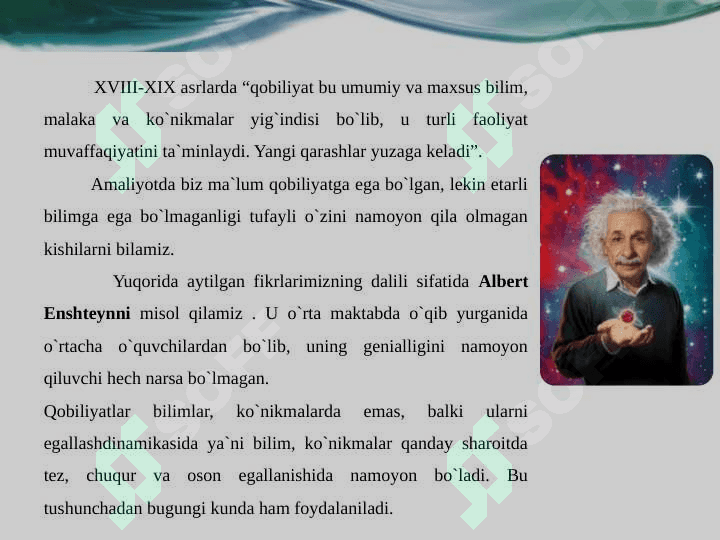 Qobiliyat, nutq va kasb 4