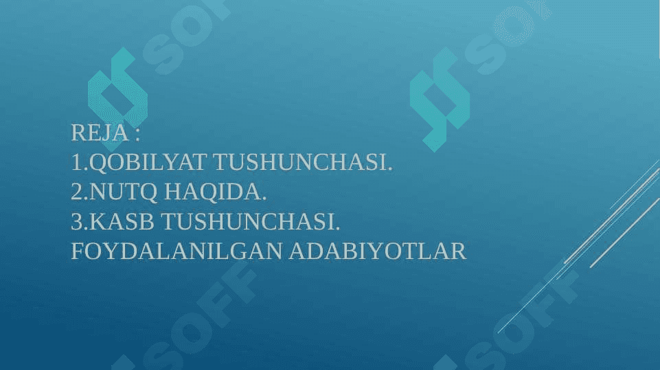 QOBILYAT NUTQI VA KASBI 2