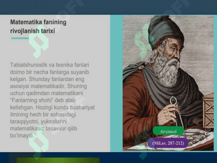 Matematika o’qitish metodikasining taraqqiyoti va tarixi 3