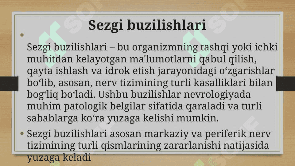 Sezgi Buzilishlari 2