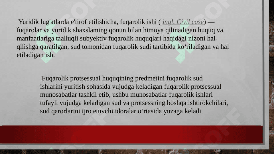 Fuqarolik protsessual huquqi 3