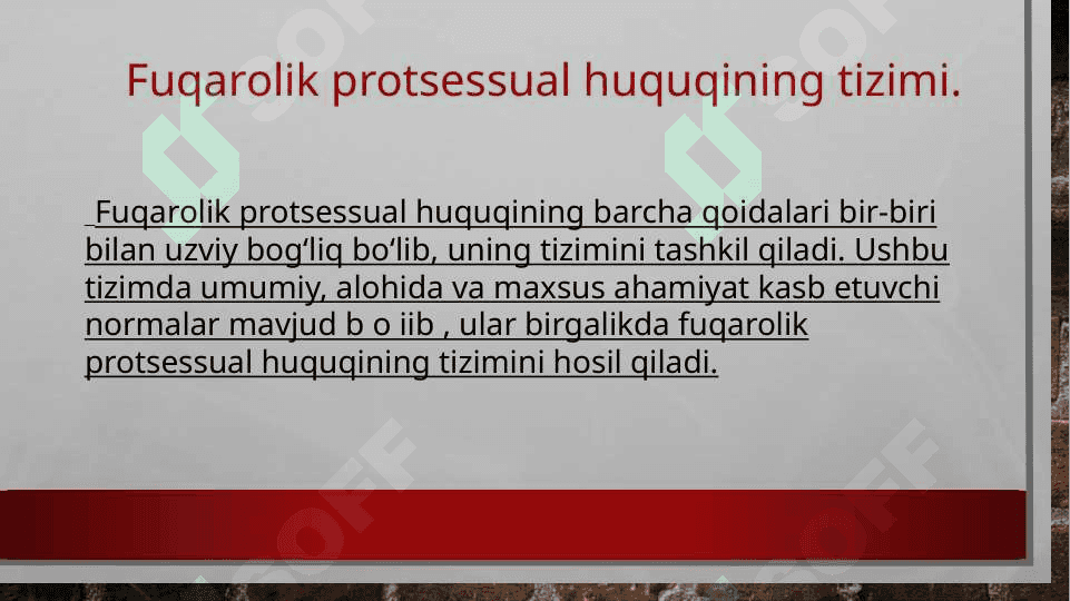 Fuqarolik protsessual huquqi 8