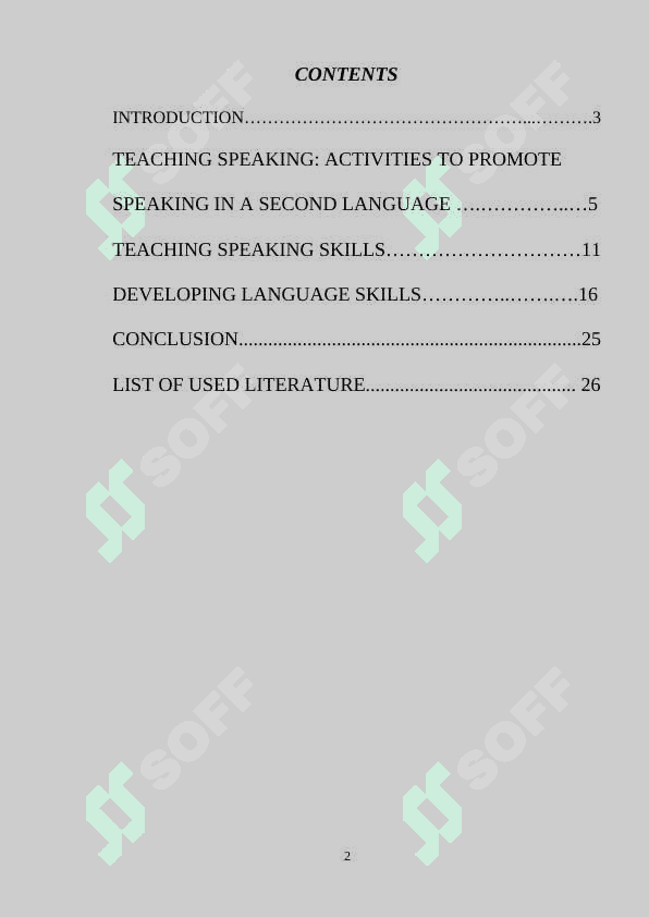 STAGES AND EXERCISES FOR DEVELOPING SPEAKING 2