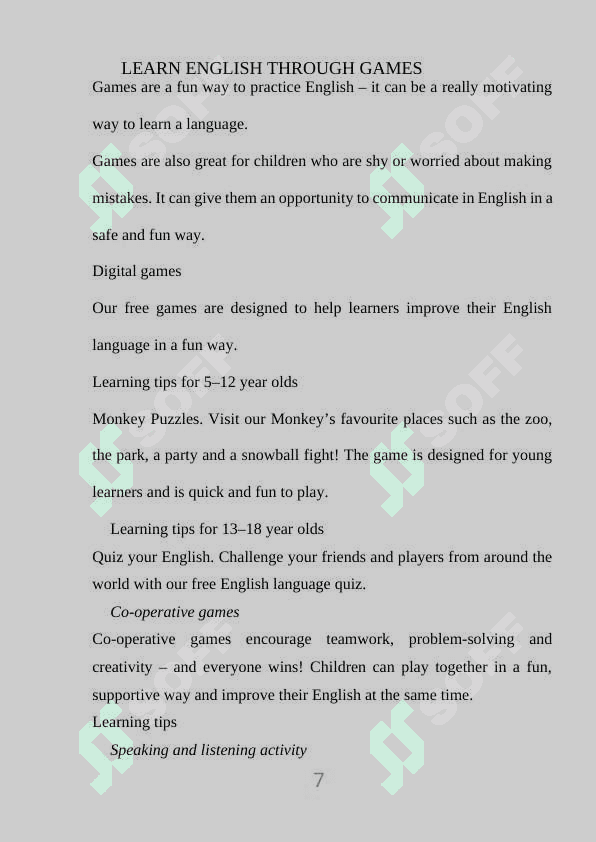 TEACHING GRAMMAR WITH GAMES IN THE EFL CLASSROOM 7