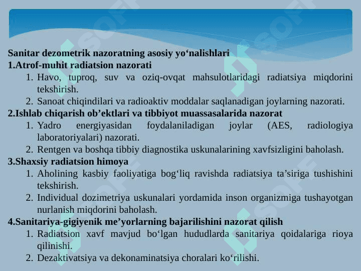 Sanitar dezometrik nazorat 6