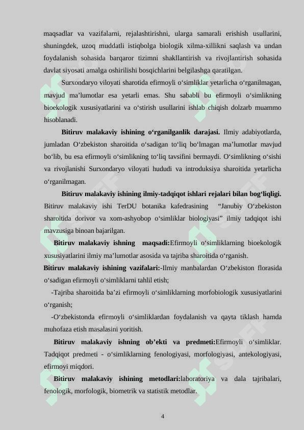 EFIR MOYLI VA DORIVOR O’SIMLIKLARNING YER YUZIDA TARQALISHI VA TURLARI 4