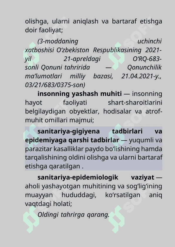 Sanitariya va epidemiyaga qarshi tadbirni taminlashni gigenik jihatlari 3