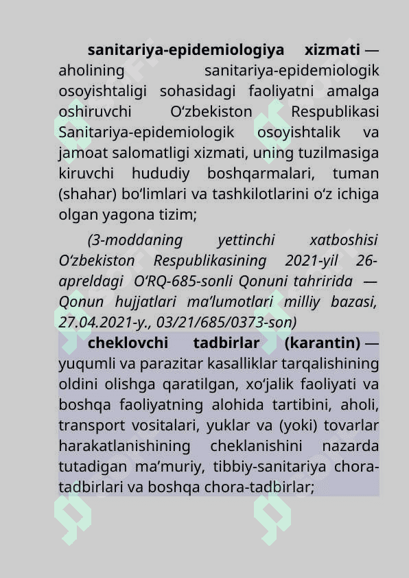 Sanitariya va epidemiyaga qarshi tadbirni taminlashni gigenik jihatlari 4