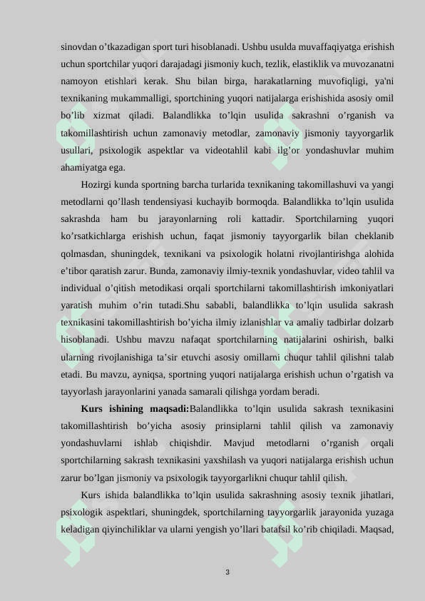 BALANDLIKKA TO’LQIN USULIDA SAKRASH TEXNIKASINI TAKOMILLASHTIRISH 3