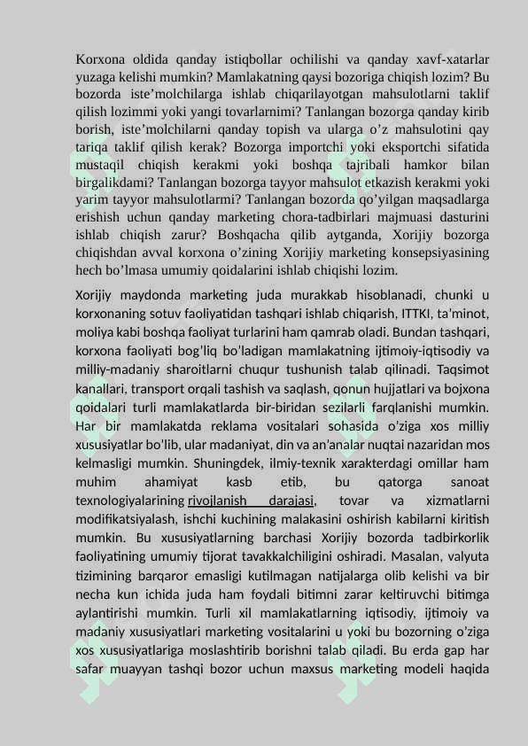 Marketing xizmatini yaratishning xorijiy tajribalari. 4