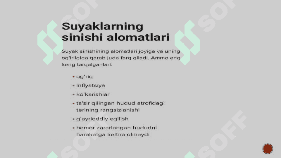 Suyak sinishi 4