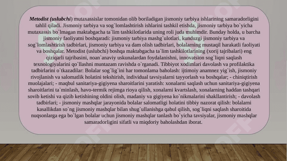 Jismoniy tarbiya yo‘riqchisi kasbining sifati va funksiyalari 4